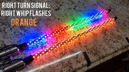 1 Foot Noco Led Extreme Trail Whips / Pair Of Bluetooth & Remote Vertigo Safety Series 1