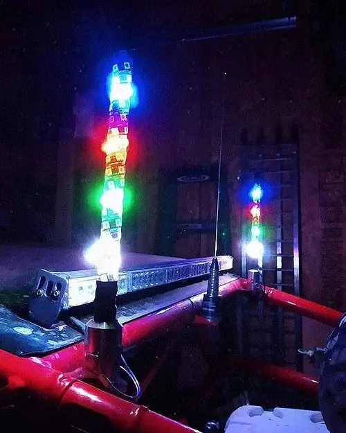 1 Foot Noco Led Extreme Trail Whips / Pair Of Remote Vertigo Series 1