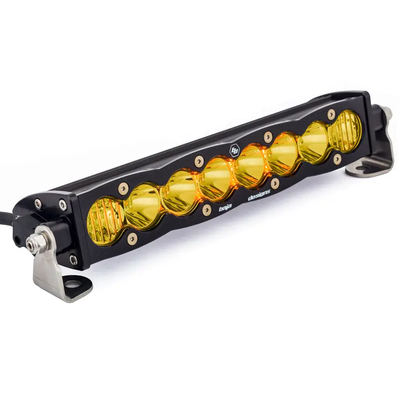10 Inch Led Light Bar Driving Combo Amber Lens Pattern S8 Series Baja Designs 1