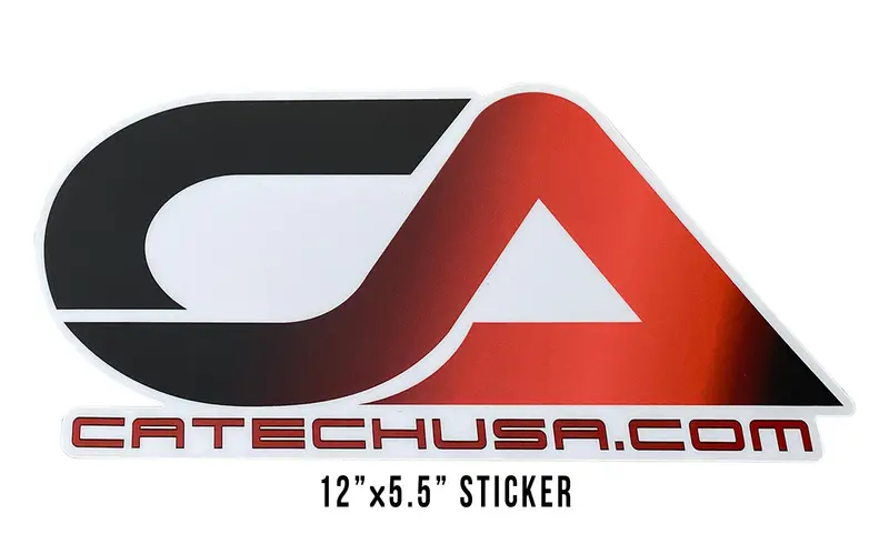 12" Ca Tech Logo Sticker 1