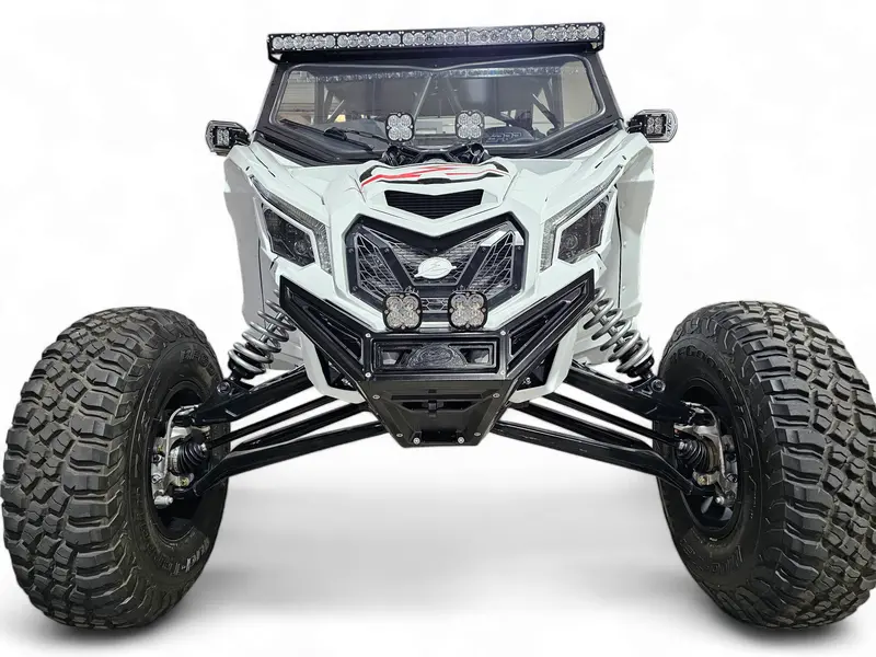2017 To Current Can-Am X3 Maverick Machined Billet Front Winch Bumper (Black Anodize) 1