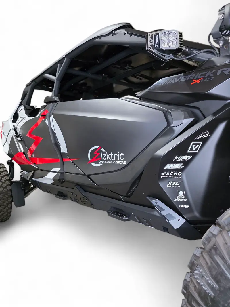 2024+ Can Am Maverick R Volt Rocker Steps 4 Seat 1