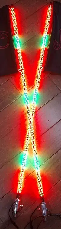 4 Foot Noco Led Desert Whips / Pair Of Bluetooth Vertigo Series 1