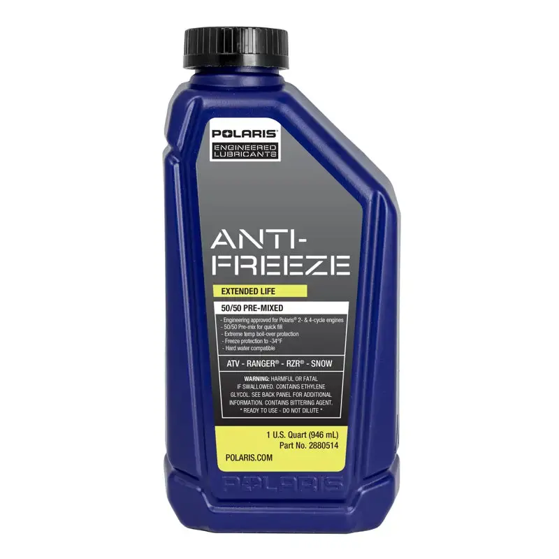 50/50 Premix Extended Life Antifreeze, Snowmobiles And Orv Aluminum Cooling Systems Item #: 2880514 1