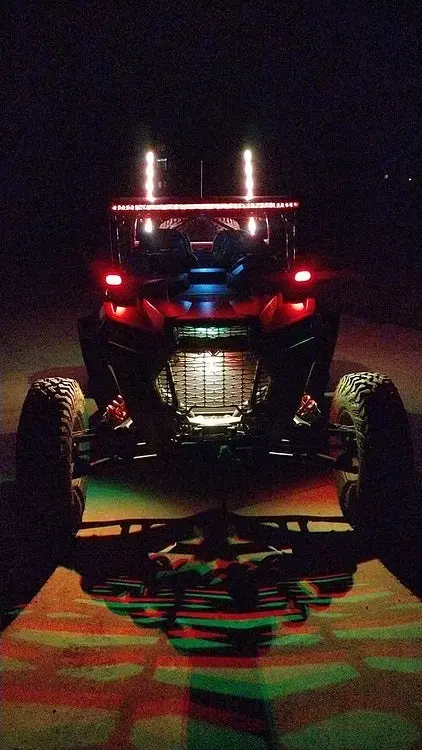 8 - Pod Bluetooth & Remote Rock Light Kit With Brake And Turn Signal Function 1