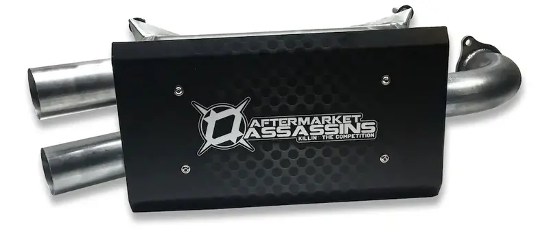Aa Stainless Slip-On Exhaust For 2016-21 Rzr Xp Turbo 110-1001 1