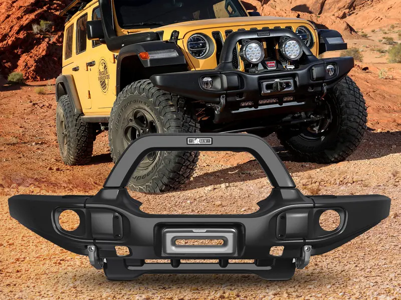 Aev Ex Front Bumper For 18-Up Jeep Wrangler Jl & 20-Up Gladiator Jt 1