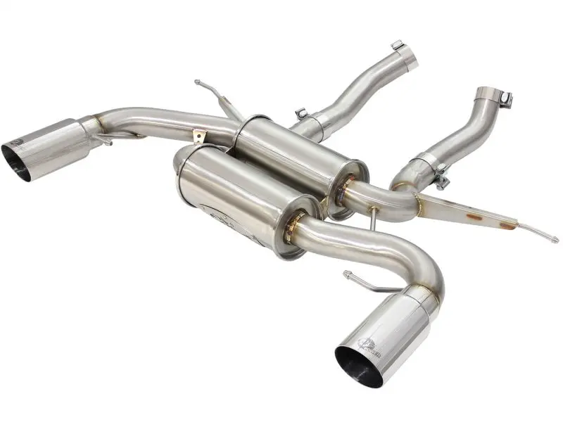 Afe Machforce Xp 2.5In Axle Back Stainless Exhaust W/ Polished Tips 07-13 Bmw 335I 3.0L L6 (E90/92) 1
