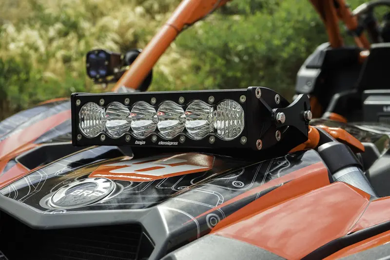 Baja Designs Can-Am Onx6+ Led 10 Inch Shock Mount Light Bar Kit - Can-Am 2017-24 Maverick X3 1