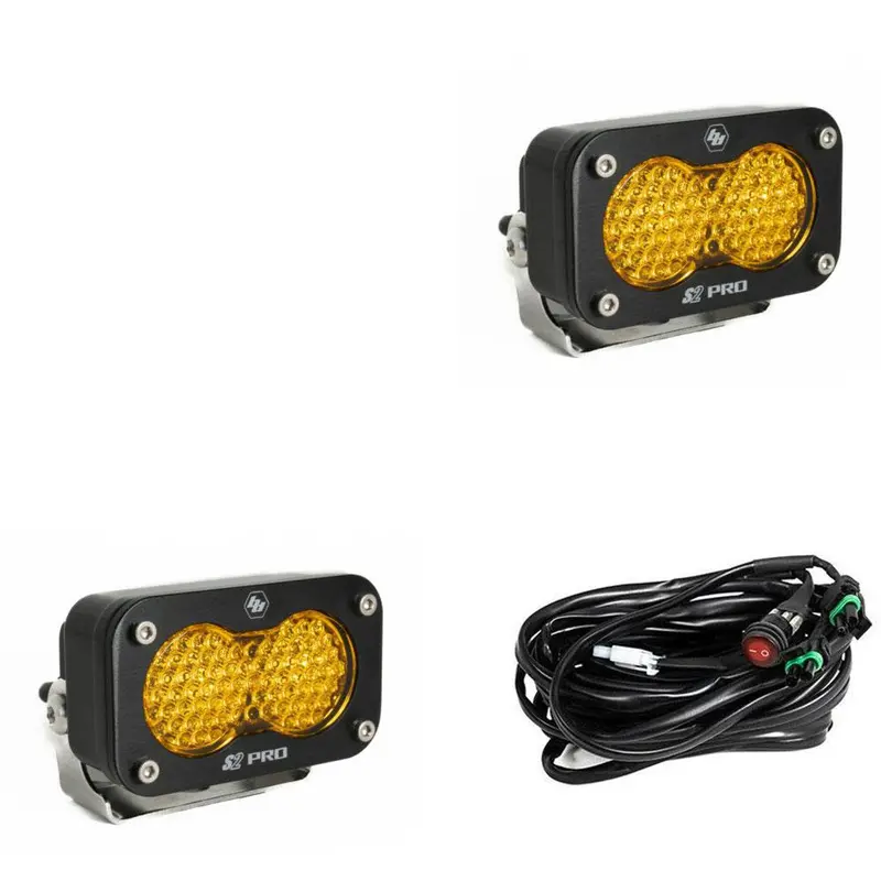 Baja Designs S2 Pro Led Light Pods  - Amber (2 Sets) 1