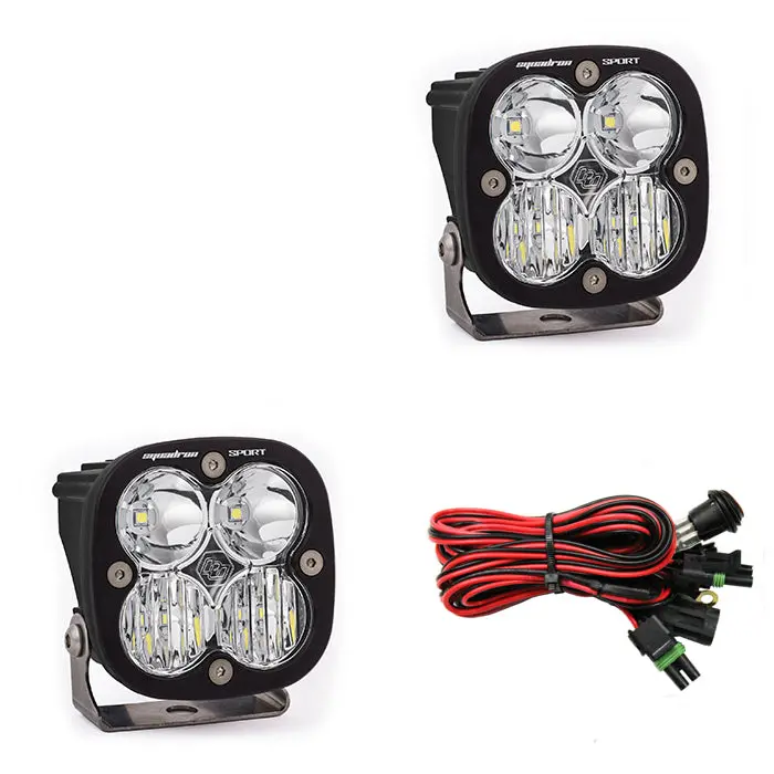 Baja Designs Squadron Sport, Pair Clear Driving/ Combo Led 55780 1