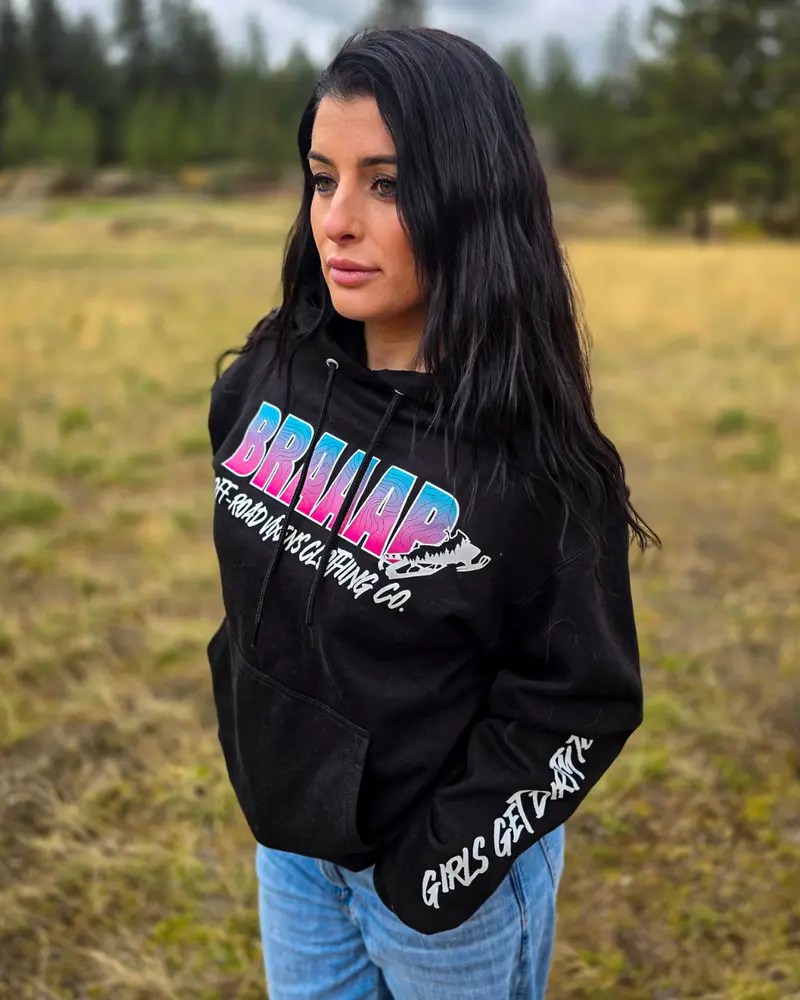 Braaapiness Pullover Hoodie - Snowmobile 1
