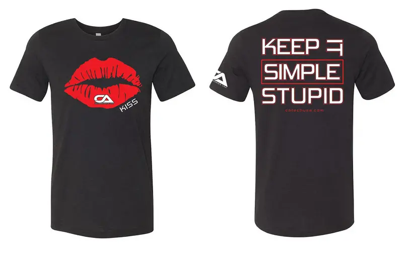 Ca Tech Usa Keep It Simple Kiss T-Shirt 1