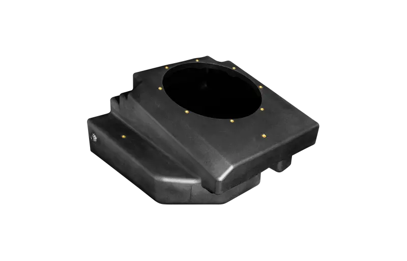 Can-Am® Maverick R 10" Rear Passenger Subwoofer Enclosure (Pre-Order Only)(4-Seat Models) – Unloaded | Utvs-R-Enc-Pass-4R 1