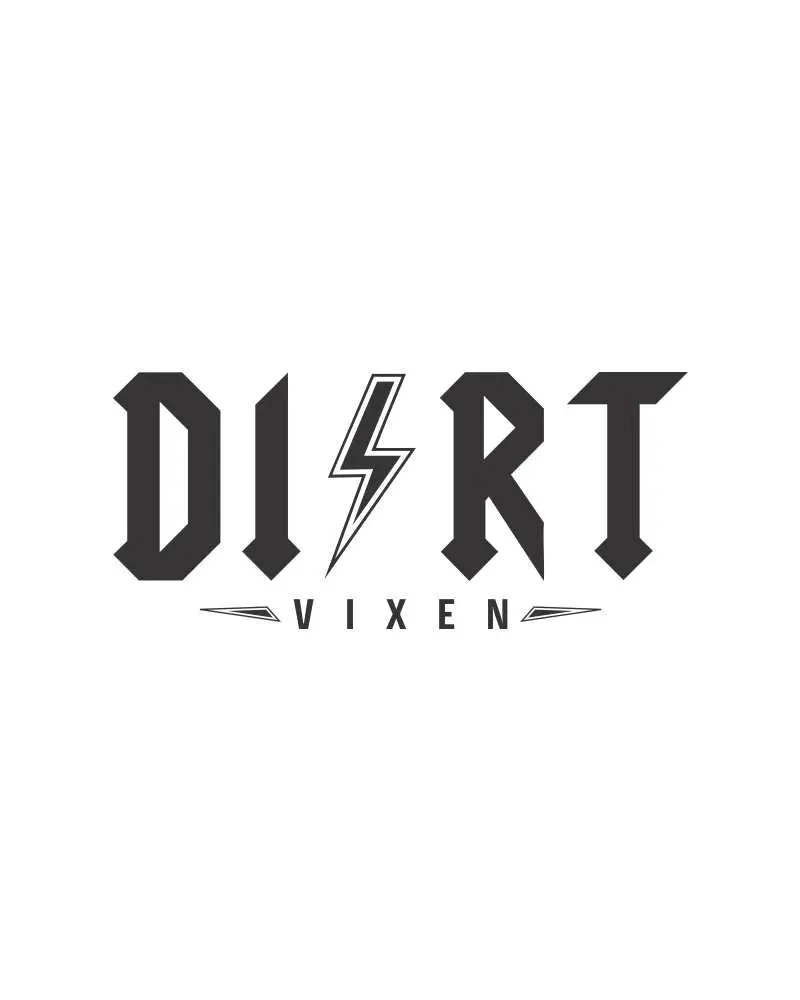 Dirt Vixen Decal 3" X 7" 1