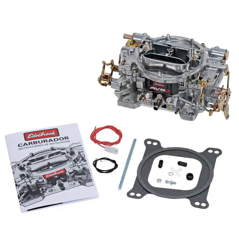 Edelbrock Avs2 500 Cfm Carburetor W/Manual Choke Satin Finish (Non-Egr) 1