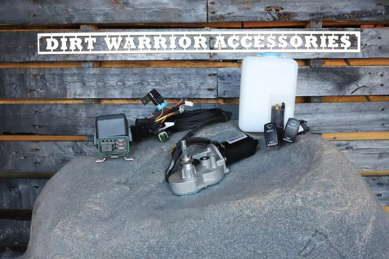 Electric Windshield Wiper Kit For Kawi Krx 1000 1