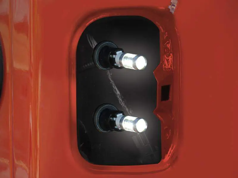 Fortec Led Back Up Replacement Bulbs For Tail Lights (Pair) For 07-18 Jeep Wrangler Jk & Jk Unlimited 1