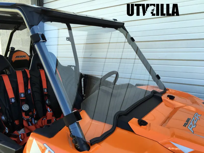 Full Polycarbonate Windshield With Quick Straps For Rzr 900, 1000, Turbo (Upgrade Options) 1