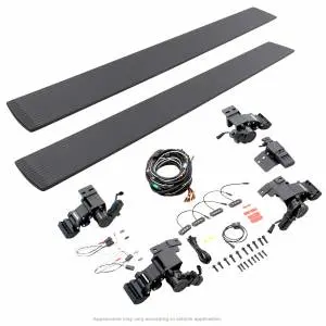 Go Rhino E1 Electric Running Board Kit Two Brackets Per Side 2008-2016 Ford F-250/F-350 Ext. Cab Powder Coat 1