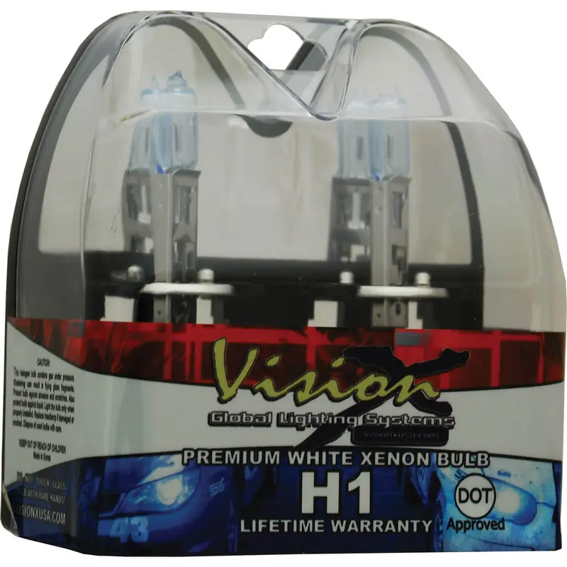 H1 Super White Bulb Set Low 55 Watt 1