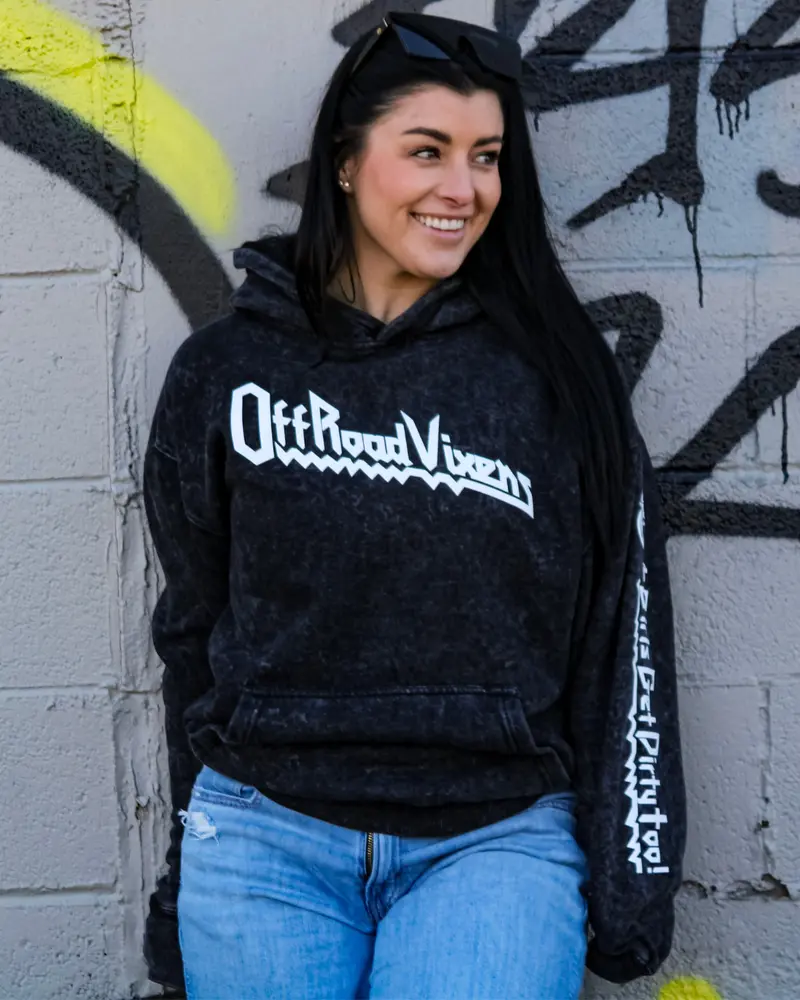 Heavy Metal Mineral Wash Pullover Hoodie 1