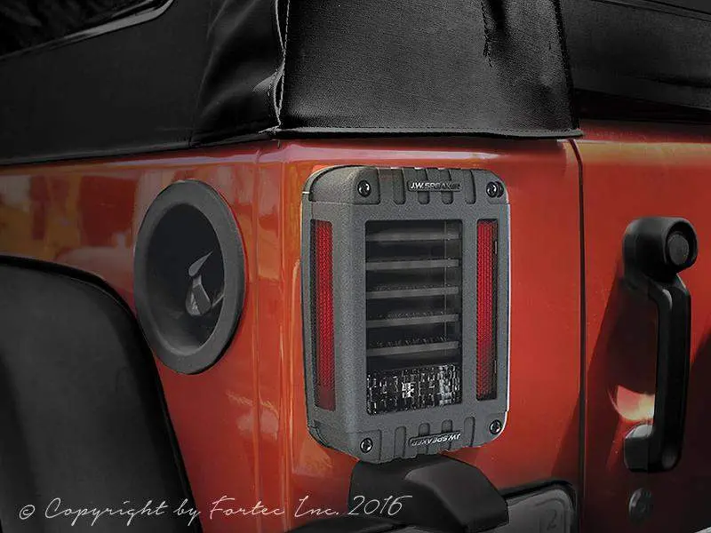 J.W. Speaker 279 J Series Led Tail Light Kit For 07-18 Jeep Wrangler Jk & Jk Unlimited 1