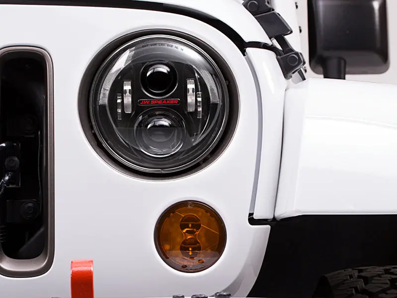 J.W. Speaker 7" 8700 Evolution J2-Series Led Headlight Kit, Pair For 07-18 Jeep Wrangler Jk & Jk Unlimited 1