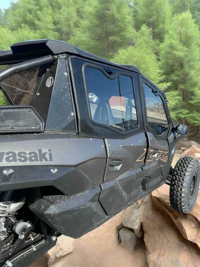 Kawasaki Teryx Krx 1000 4-Seat Cab Enclosure "The Vault" Upper Side Doors & Panels (Patent Pending) 1