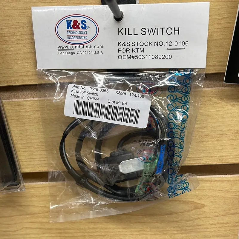 K&S Kill Switch - Ktm Style 0616-0365 1