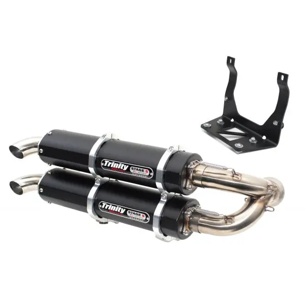 Maverick X3 Dual Slip-On Black Trinity Racing Tr-4160S-Bk 1