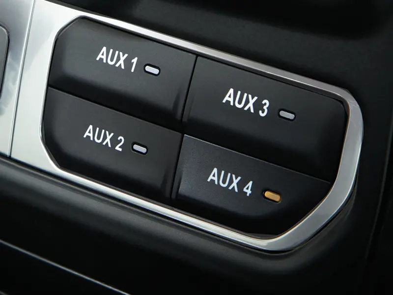 Mopar Auxiliary Switch Bank W/ Chrome Or Black Trim For 18-Up Jeep Wrangler Jl & Jl Unlimited 1