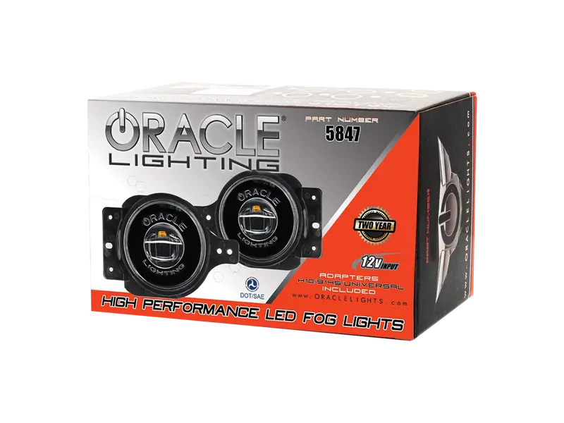 Oracle Led High Performance Fog Lights For 18-Up Jeep Wrangler Jl & 20-Up Jeep Gladiator Jt 1