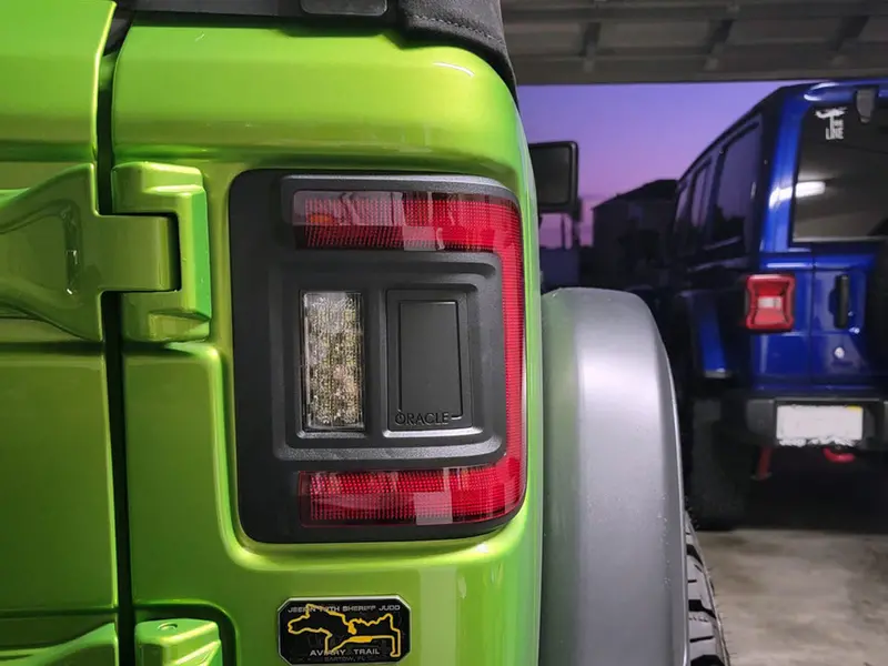 Oracle Lighting Flush Mount Led Tail Lights (Pair) For 18-Up Jeep Wrangler Jl & Jl Unlimited 1