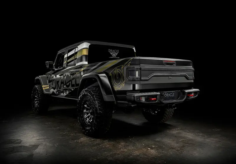 Oracle Lighting Racetrack Flush Style Led Tailgate Panel Light For 20-Up Jeep Gladiator Jt 1