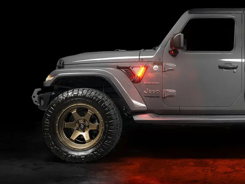 Oracle Lighting Sidetrack Fender Led Lighting System (Pair) For 18-Up Jeep Wrangler Jl And 20-Up Gladiator Jt 1