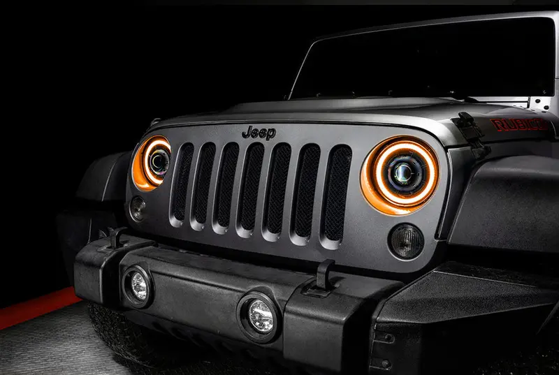 Oracle Oculus Bi-Led Switchback Projector Headlights For 07-18 Jeep Wrangler Jk And Jk Unlimited 1
