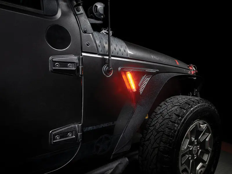 Oracle Sidetrack Led Lights For 07-18 Jeep Wrangler Jk And Jk Unlimited 1