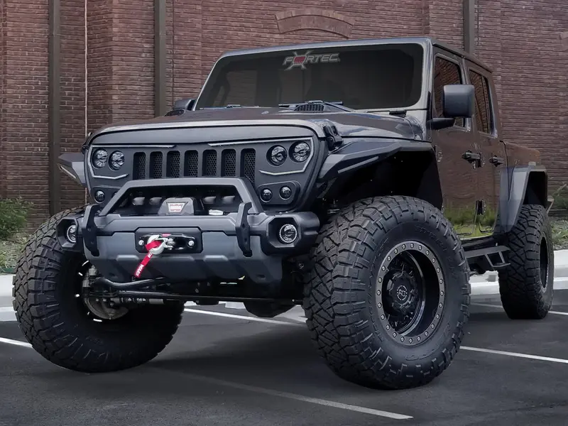 Oracle Vector Series Grille For 07-18 Jeep Wrangler Jk And 18-Up Jeep Wrangler Jl & 20-Up Gladiator Jt 1