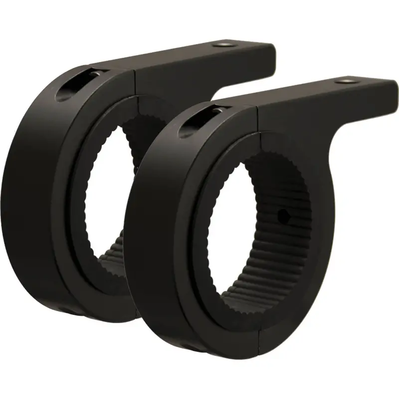 Pair Of Black 2.50" Tube Frame Mounting Clamp (For M10 Mounting Bolt) 1