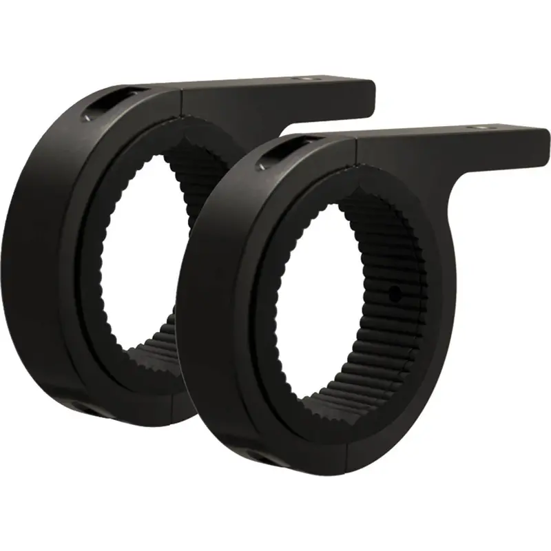 Pair Of Black 3.00" Tube Frame Mounting Clamp (For M10 Mounting Bolt) 1