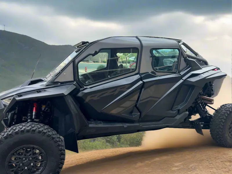 Polaris Rzr Pro R 4-Seat 2022-24 Cab Enclosure "The Vault" Upper Side Doors & Panels (Patent Pending) 1