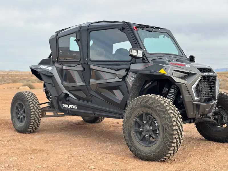 Polaris Rzr Turbo S 4-Seat Cab Enclosure "The Vault" Upper Side Doors & Panels (Patent Pending) 1