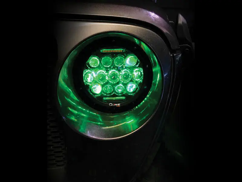 Quake Led Headlight Replacement Kit For 18-Up Jeep Wrangler Jl & Jl Unlimited 1