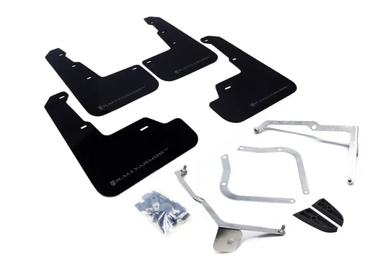 Rally Armor 15-21 Subaru Wrx/Sti (Sedan Only) Black Ur Mud Flap W/ Grey Logo 1