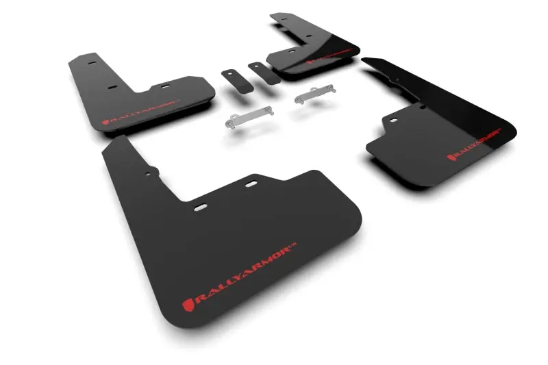Rally Armor 2022 Subaru Wrx Black Ur Mud Flap W/ Red Logo 1