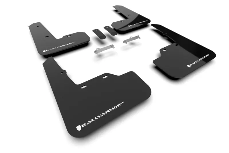 Rally Armor 2022 Subaru Wrx Black Ur Mud Flap W/ White Logo 1
