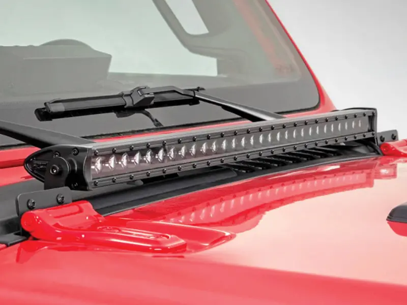Rcs 30-Inch Led Hood Kit For 18-Up Jeep Wrangler Jl & Jl Unlimited And 20-Up Gladiator Jt 1