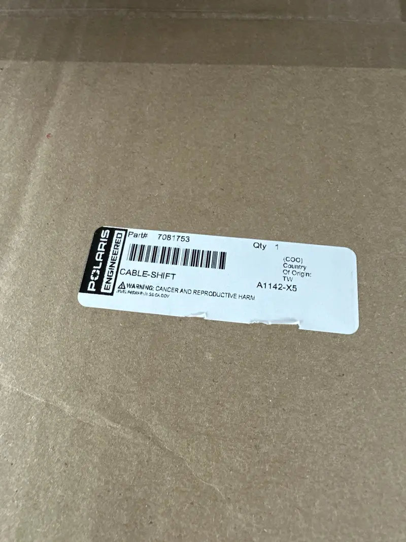 Shift Cable, Part 7081753 1
