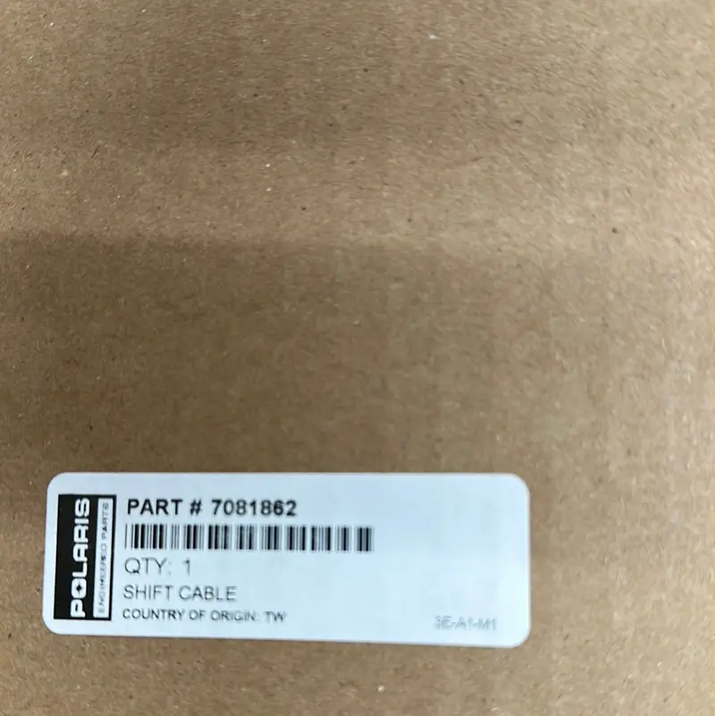 Shift Cable, Part 7081862 Item #7081862 1
